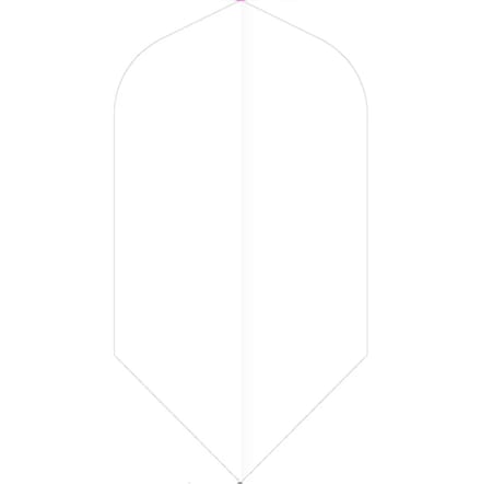 DLDarts - Slim Flights - 75 micron - 1 Set - Wit