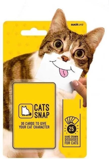 Suck Uk Foto-props Cat Snaps 17,5 Cm Papier Wit