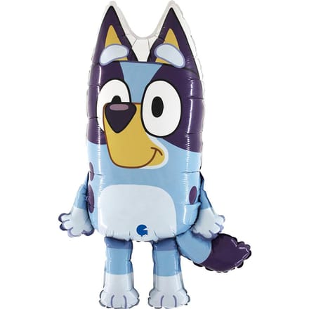 Blauwblauwe folieballon 79 cm
