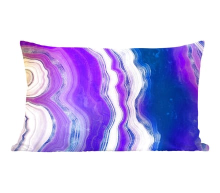 Sierkussens - Kussentjes Woonkamer - 50x30 cm - Neon - Agaat - Edelstenenmix