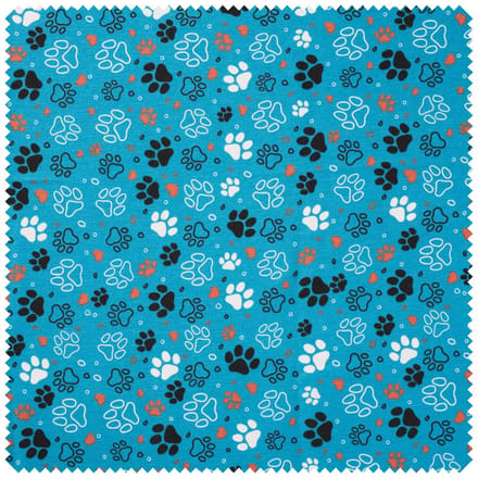 Decoratieve stof linnen optiek "Paws"