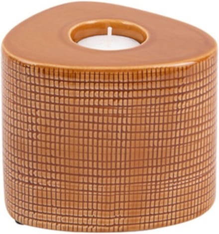 Present Time Waxinelichthouder Triangle 10 Cm Keramiek Geel