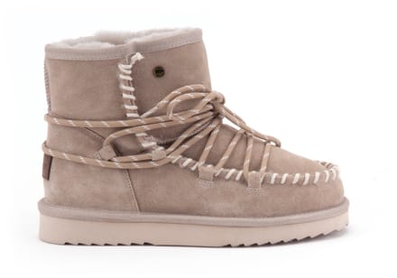 Warmbat Kalbarri Suede lace boot Dames Laarzen - Taupe