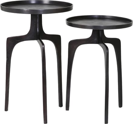 Light & Living Bijzettafel Pano - Brons - Ø41+Ø38cm - Modern