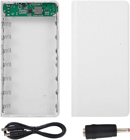 Batterij Case - Power Module - Mobiel Opladen - Geen Lassen - 7 Slots - Wit