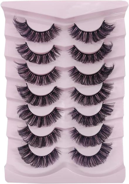 Nepwimpers Set met 7 Paar Natuurlijke en Volle Wimperstijlen | Cat Eye Effect