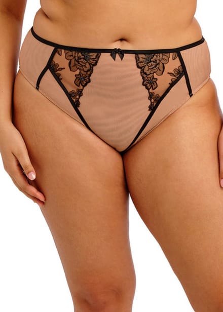 Elomi Teagan Taille Slip EL302653 Zwart - maat XL