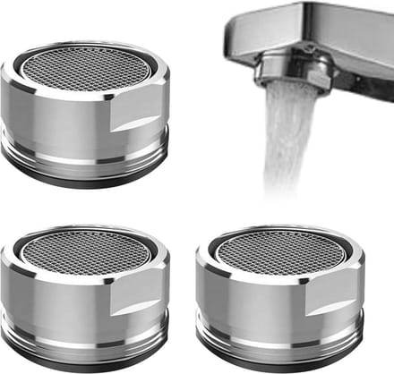 Solidchoice - Set van 3 Tapstrainers met Metaal en Filter voor Waterbesparing