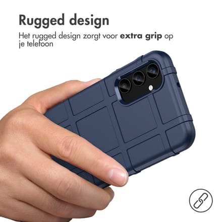 imoshion Rugged Shield Backcover voor de Samsung Galaxy A25 (5G) - Donkerblauw