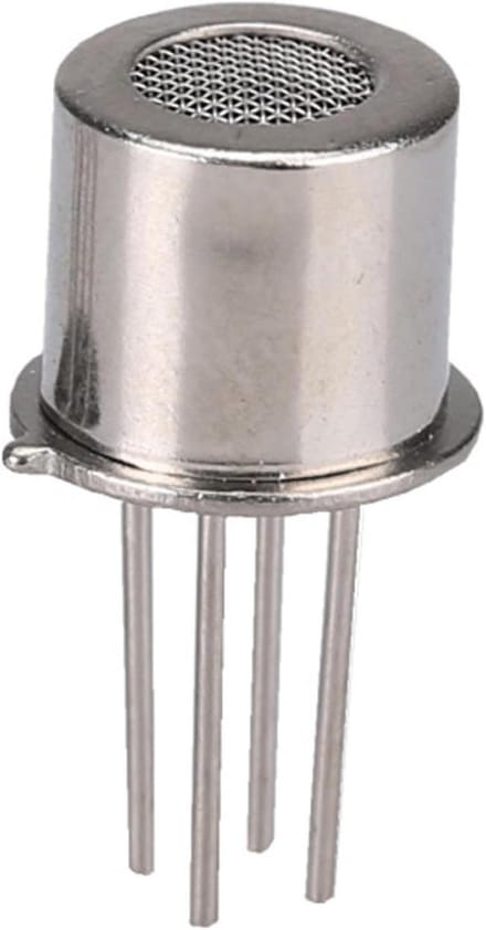 Luchtkwaliteit Sensor - Gasdetector Module - Binnenlucht Monitoren - Nauwkeurige Detectie - 1.3 cm Hoogte - Zilver