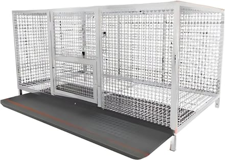 Compacte Kippenhok - Kippenren voor buiten en tuin - Metaal ss Outdoor