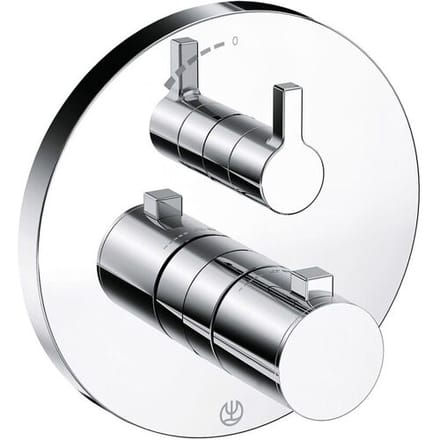 Kludi NOVA FONTE Puristic concealed thermostatic mixer with function unit 208350515