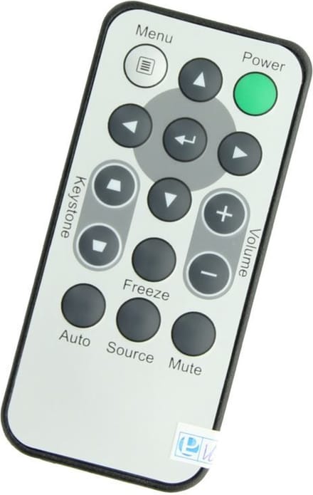 Afstandsbediening geschikt voor de VIVITEK D509 beamer, vervangt 5041823800