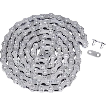 KMC Ketting - Anti-roest - EcoProTeQ - Singlespeed - 128 schakels - Donker zilver