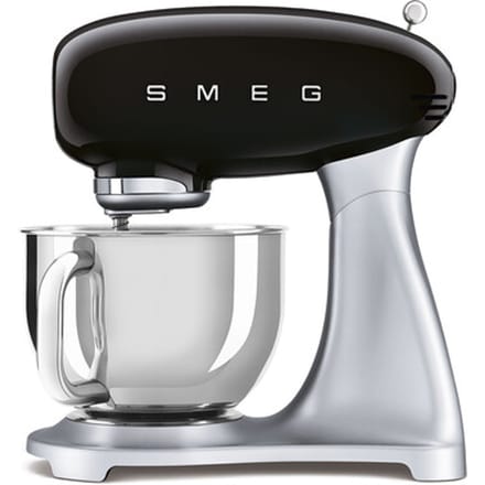 SMEG SMF04BLEU - Keukenmachine - 800 W – 4,8L RVS Mengkom - 50s Style - Zwart