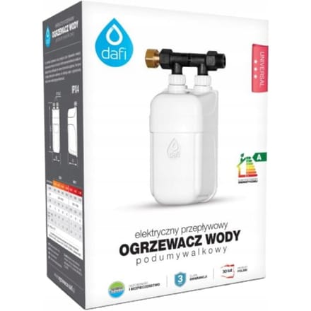 Doorstroomboiler met DAFI-aansluiting 7,3 kW wastafel