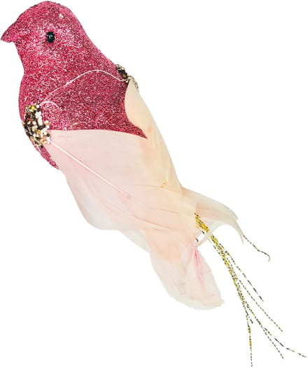 Inspiruj - Ptaszek Ozdoba - Roze - 13 cm