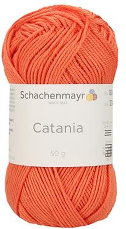 Catania katoen 439 licht oranje - Schachenmayr