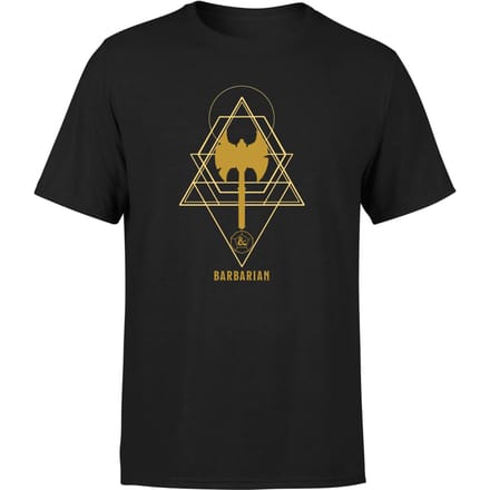 Dungeons & Dragons Barbarian Men's T-Shirt - Zwart - S