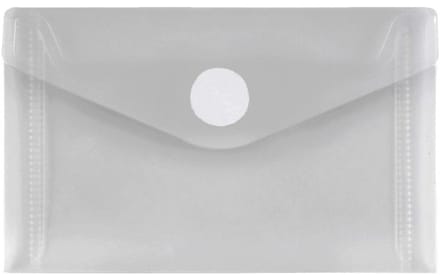 Enveloptas Foldersys 65x105mm PP transparant