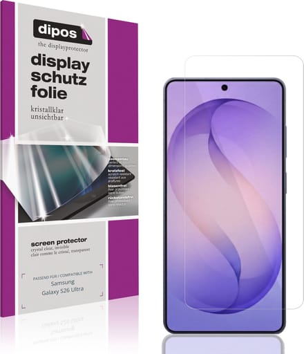 dipos – 4x Beschermfolie geschikt voor Samsung Galaxy S26 Ultra | Krasbestendige & heldere Screenprotector Ultra-Thin
