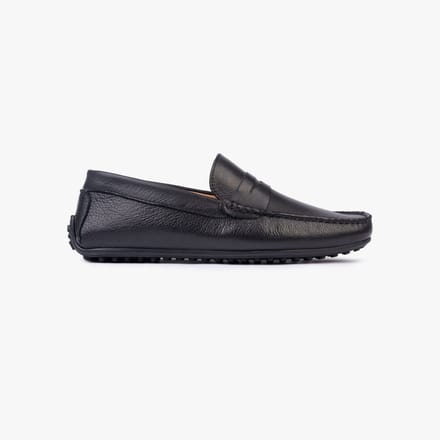 Omnio bjorn loafers heren zwart leer