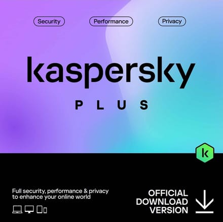 Kaspersky Plus - 12 maanden/1 apparaat - PC/Mac/Mobiel Download