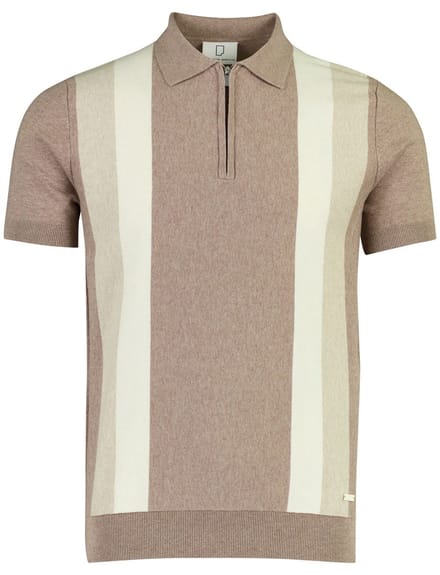 Born With Appetite - BWA26106AU20 - AUSTIN knitted polo SS zip