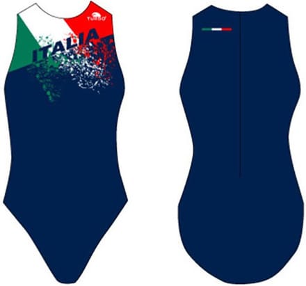 Turbo Italy Splash Zwemkleding Blauw S Vrouw