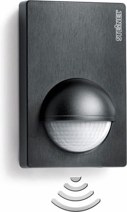 Steinel 603113 PIR-bewegingsmelder Wand 180 ° Relais Zwart IP54