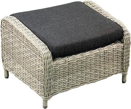 Gardolo Footstool - aflopend design HM15-3 off white - stof 239