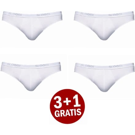 Sloggi - Basic Mini 4-pack - Wit