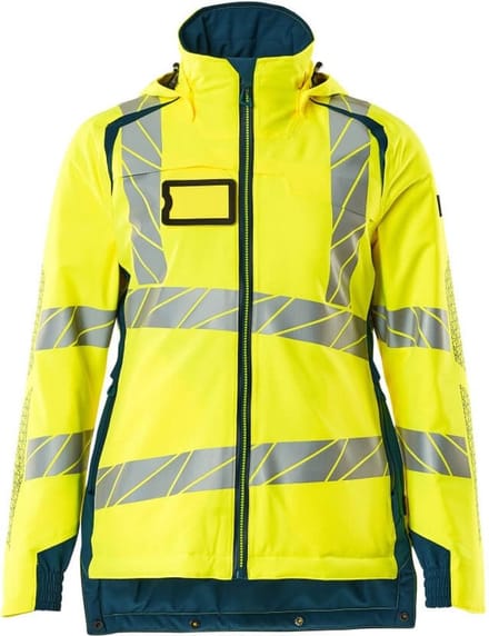 Mascot Accelerate Safe Winterjas 19045-449 - hi-vis geel/donkerpetrol - M