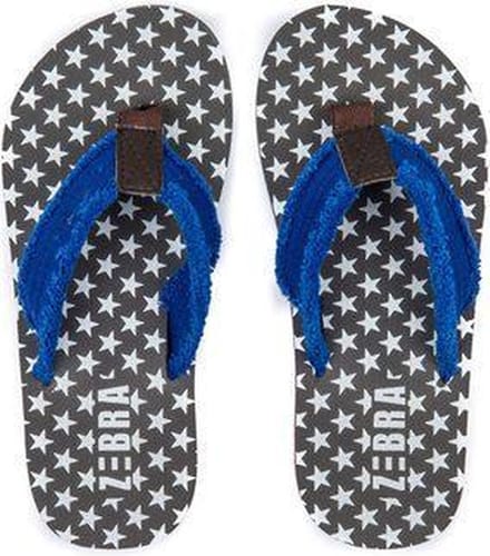 Zebra slippers Boys stars maat 29/30