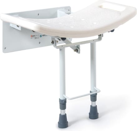 Moretti Douchestoel opklapbaar - Compact wandmodel - Wit