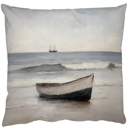 Sierkussens - Kussentjes Woonkamer - 45x45 cm - Roeiboot - Zee - Horizon