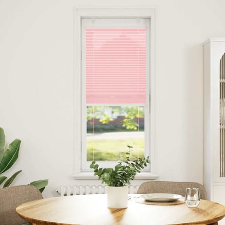 vidaXL - Plissé - rolgordijn - 45x150 - cm - stofbreedte - 44,4 - cm - polyester - roze