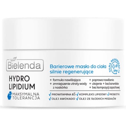 Bielenda Hydro Lipidium Maximum Tolerance Strongly Regenerating Barrier Body Butter 200 ml