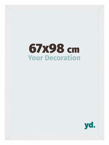 Your Decoration - Fotolijst 67x98 cm - MDF - Wit Hoogglans - Mura