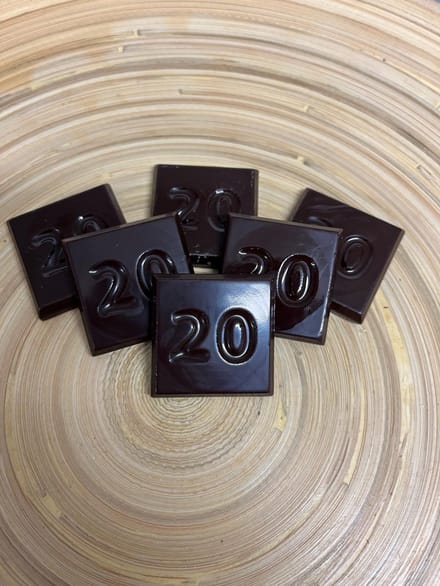 Callebaut - Chocolade cijfer 20 - Verjaardag - Smaak puur