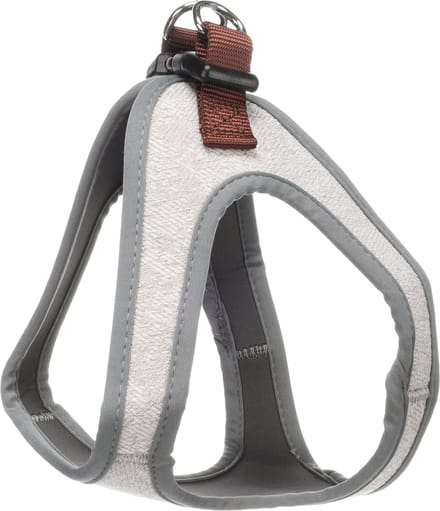 Flamingo Hond Harnas Step&Go Nelson Grijs L 37cm 44cm