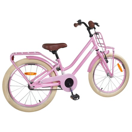 vidaXL - Kinderfiets - 18 - Inch - voor - 5-7 - jaar - oud - Licht - Roze