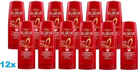 L’Oréal Paris ElSEVE Color Vive Conditioner – 12 x 250 ml – Kleur Beschermde Conditioner