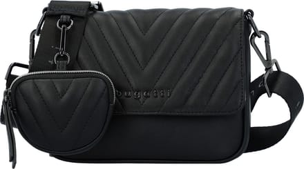 bugatti Schoudertas Sira Crossbody Bag Black Zwart