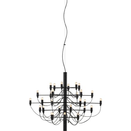 Flos 2097/30 Clear Bulbs Hanglamp - zwart