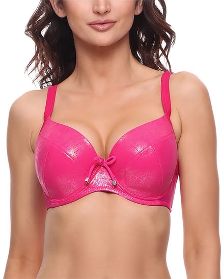 Merry Style Dames Bikinitop – Glimmend donkerroze – 100B – MS-VO-P618