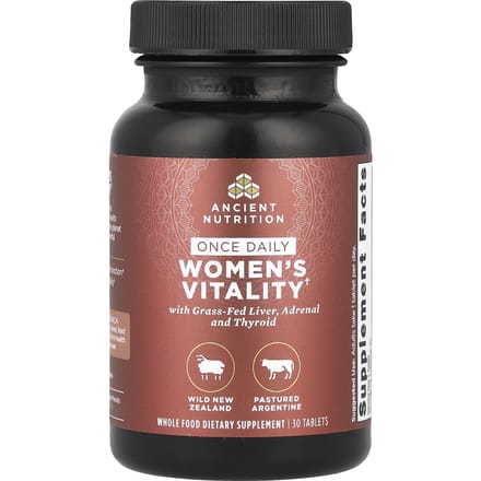 Ancient Nutrition, Vitalité féminine, 30 comprimés