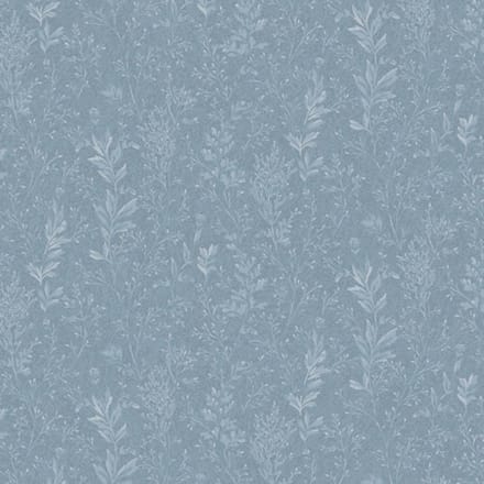 Duro Vliesbehang 613-03 - Hav & Land - Botanisch Blauw - 53cm x 10.05m