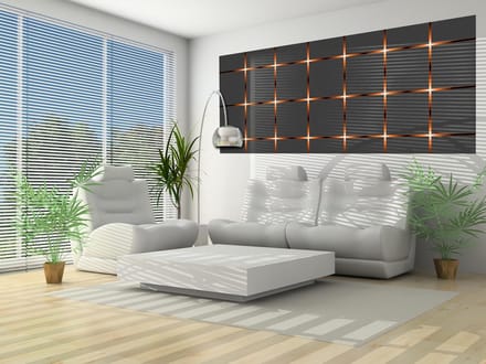 Pattern Squares Light Flash Photo Wallcovering