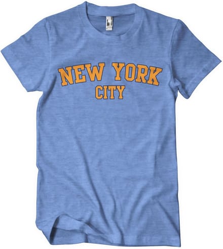 New York City T-shirt Blue-Heather